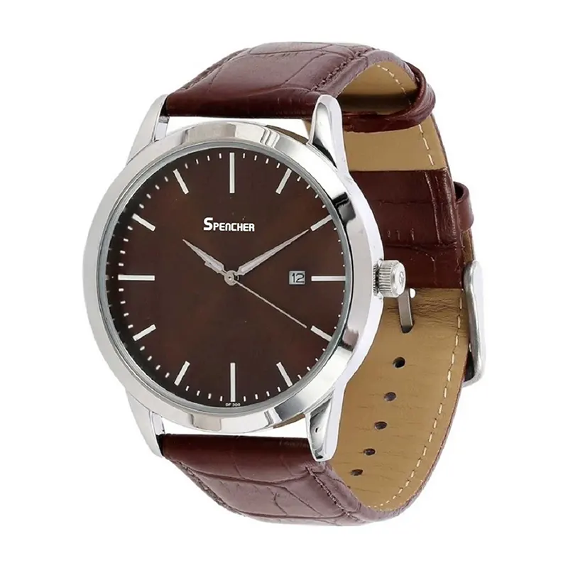 Titan Workwear Leather Strap Men's Watch- 1584SL04